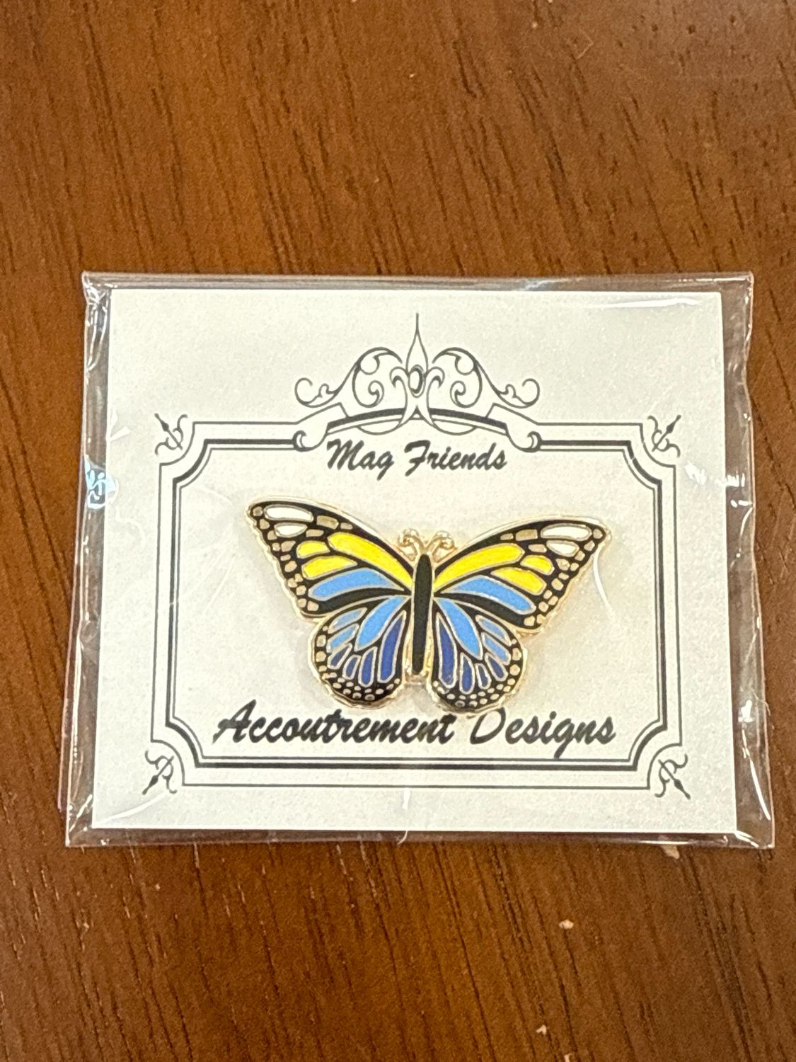 Butterfly Blue Needle Minder
