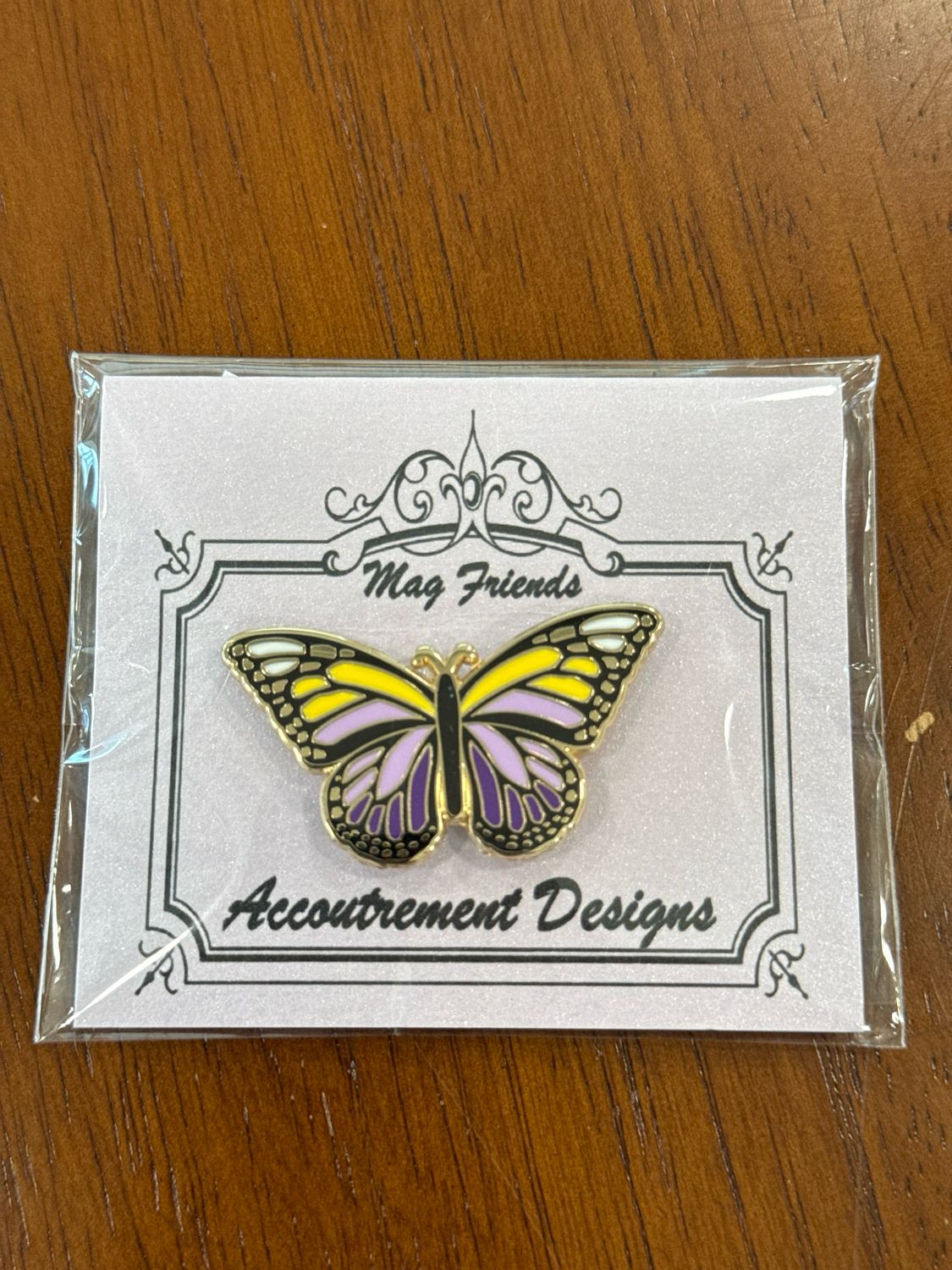 Butterfly Purple Needle Minder