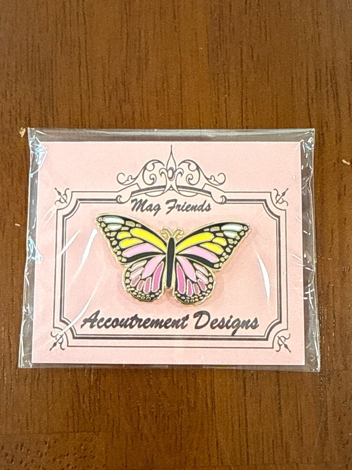 Butterfly Pink Needle Minder