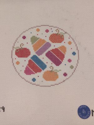 Colorful Candy Corn Round