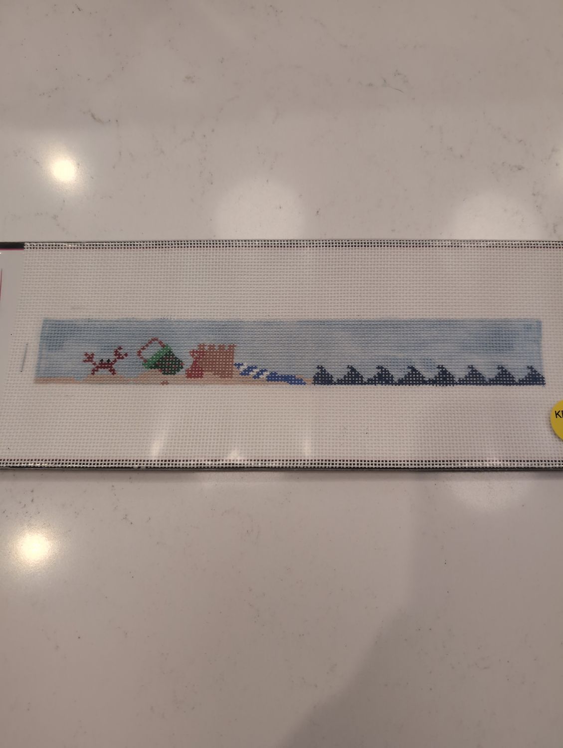 Beach Scene Long Key Chain