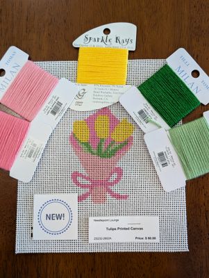 Tulips Printed Canvas Kit