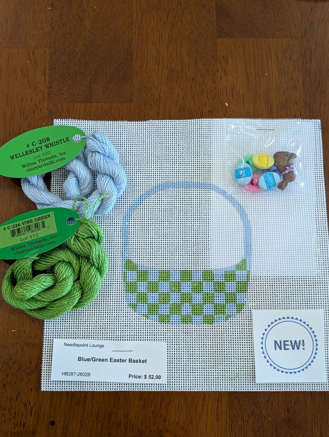 Blue/Green Easter Basket Kit