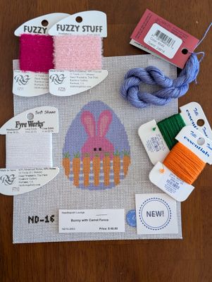 Bunny with Carrot Fence Kit
