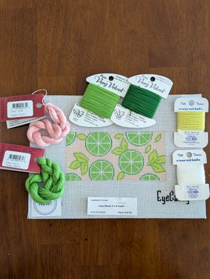 Lime Slices 3 x 6 Insert Kit