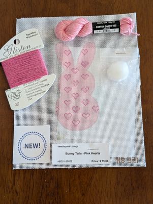 Bunny Tails - Pink Hearts Kit