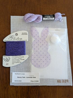 Bunny Tails - Lavender Dots Kit