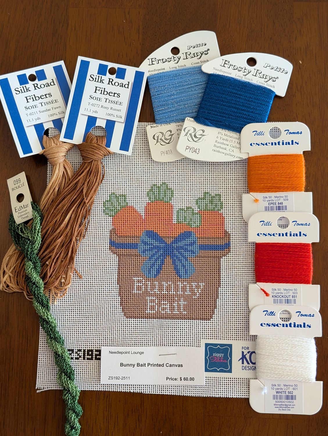 Bunny Bait Printed Canvas Kit