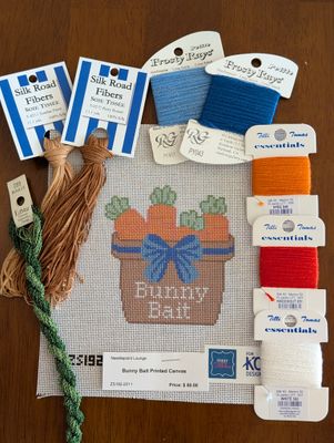 Bunny Bait Printed Canvas Kit