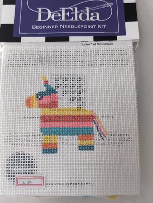 DeElda Pinata Beginner Needlepoint Kit