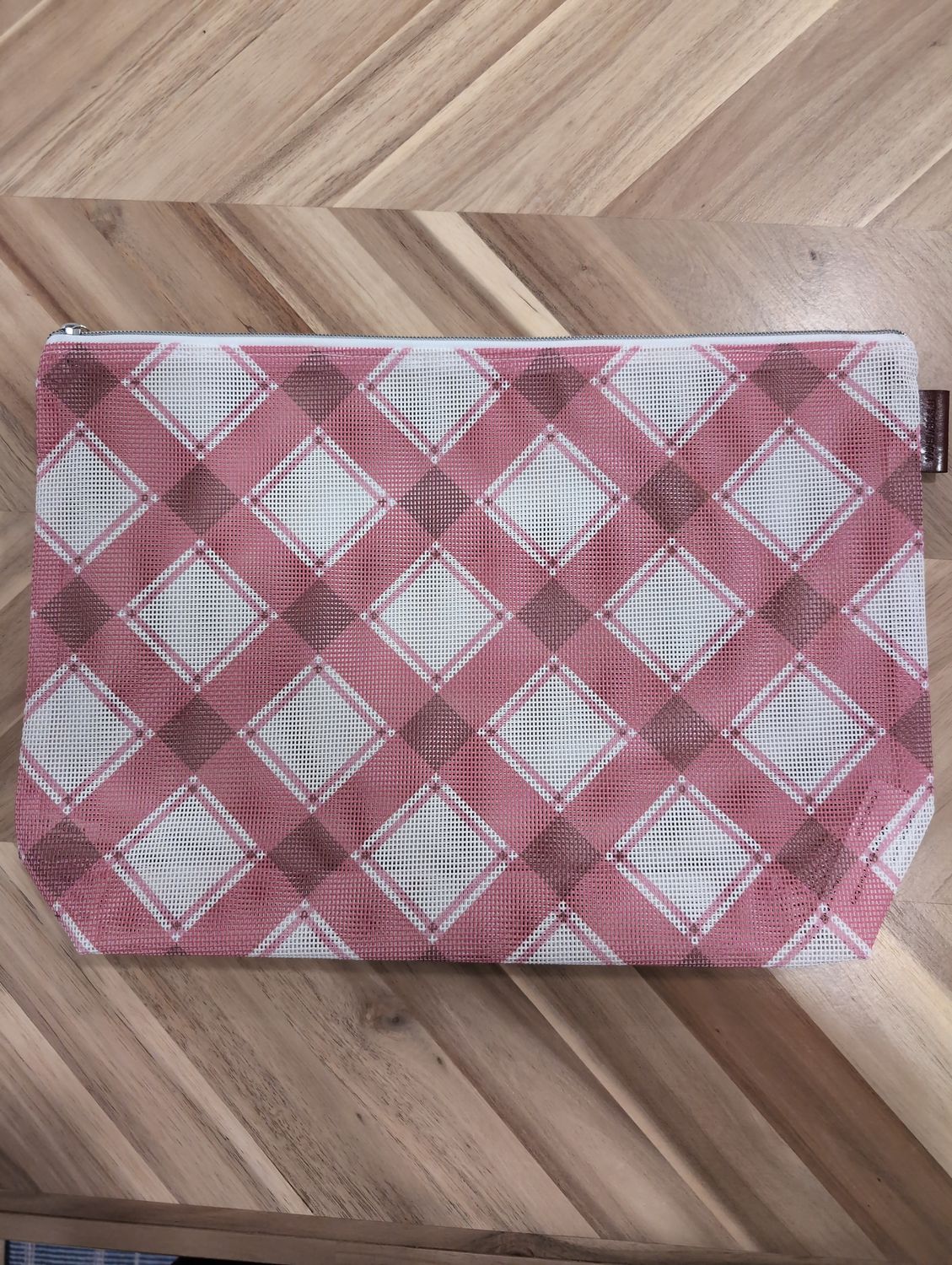 Berry Large Plaid Bag