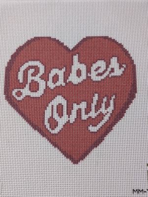 Babes Only Heart 6" x 6" 13M
