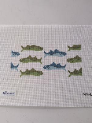 Fish Pattern 3" x 6" 18M
