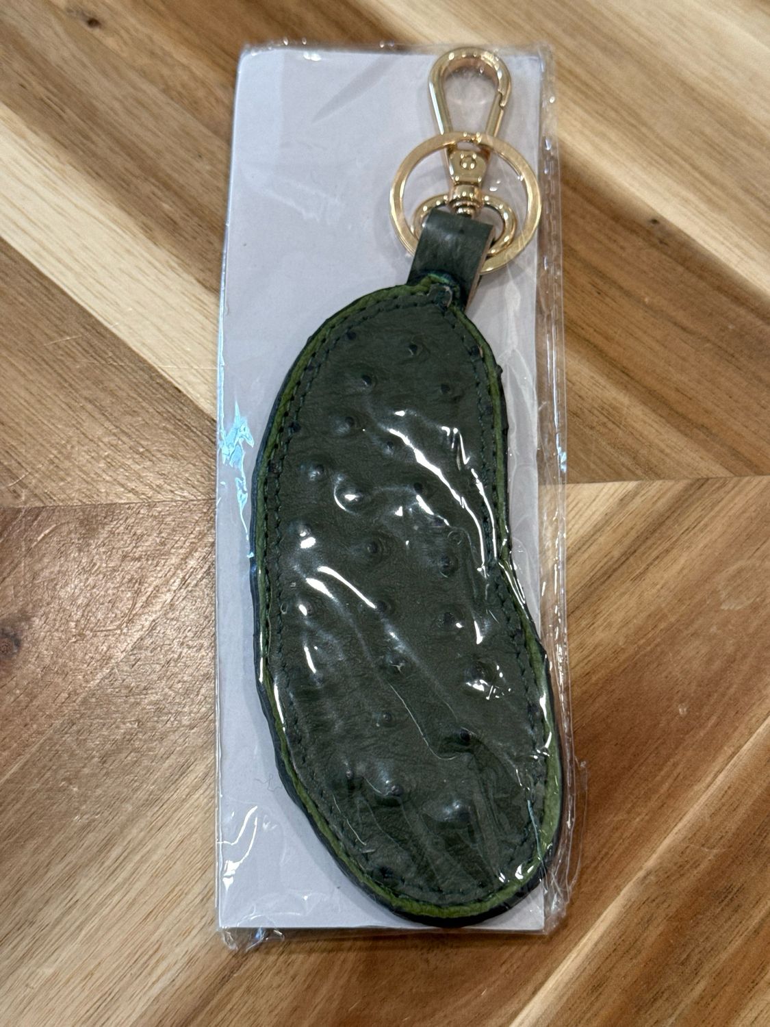 Leather Pickles Key Fob