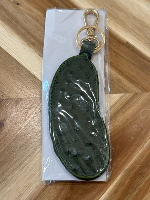 Leather Pickles Key Fob