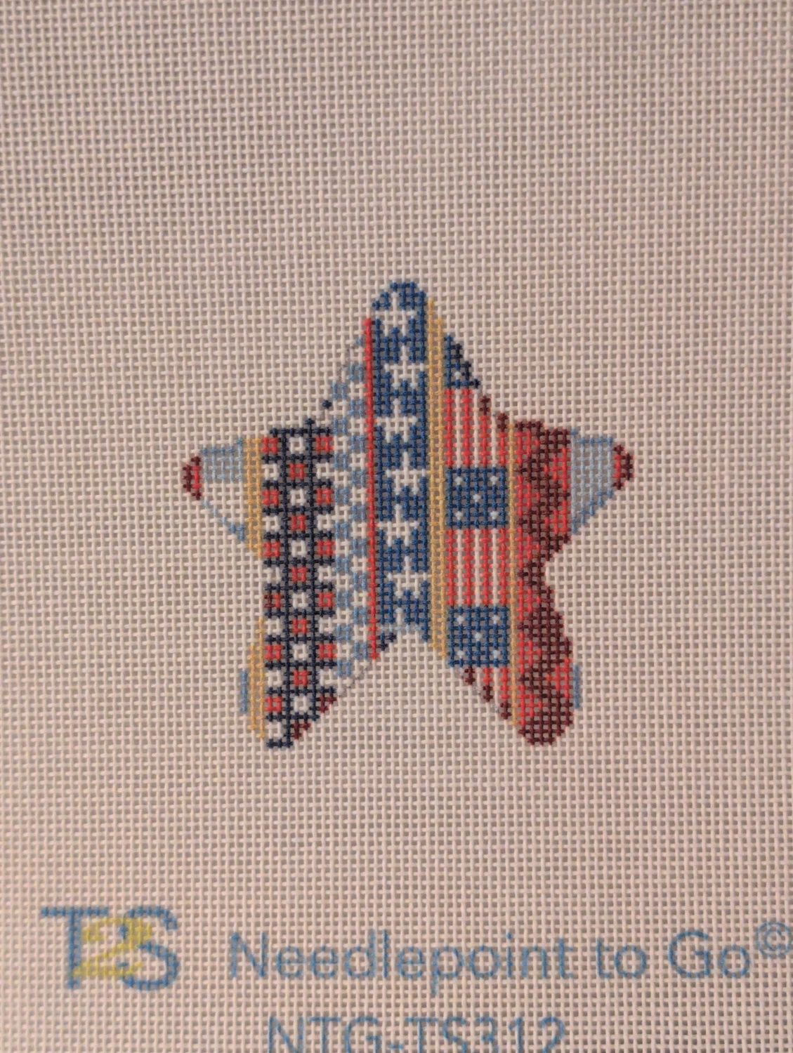 Patriotic Patterns Mini Star