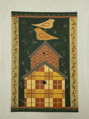 Plaid Birdhouse