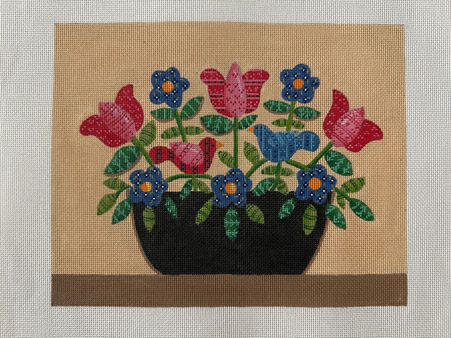 Spring Flowers/Birds