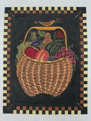 Fruit Basket with Bird
