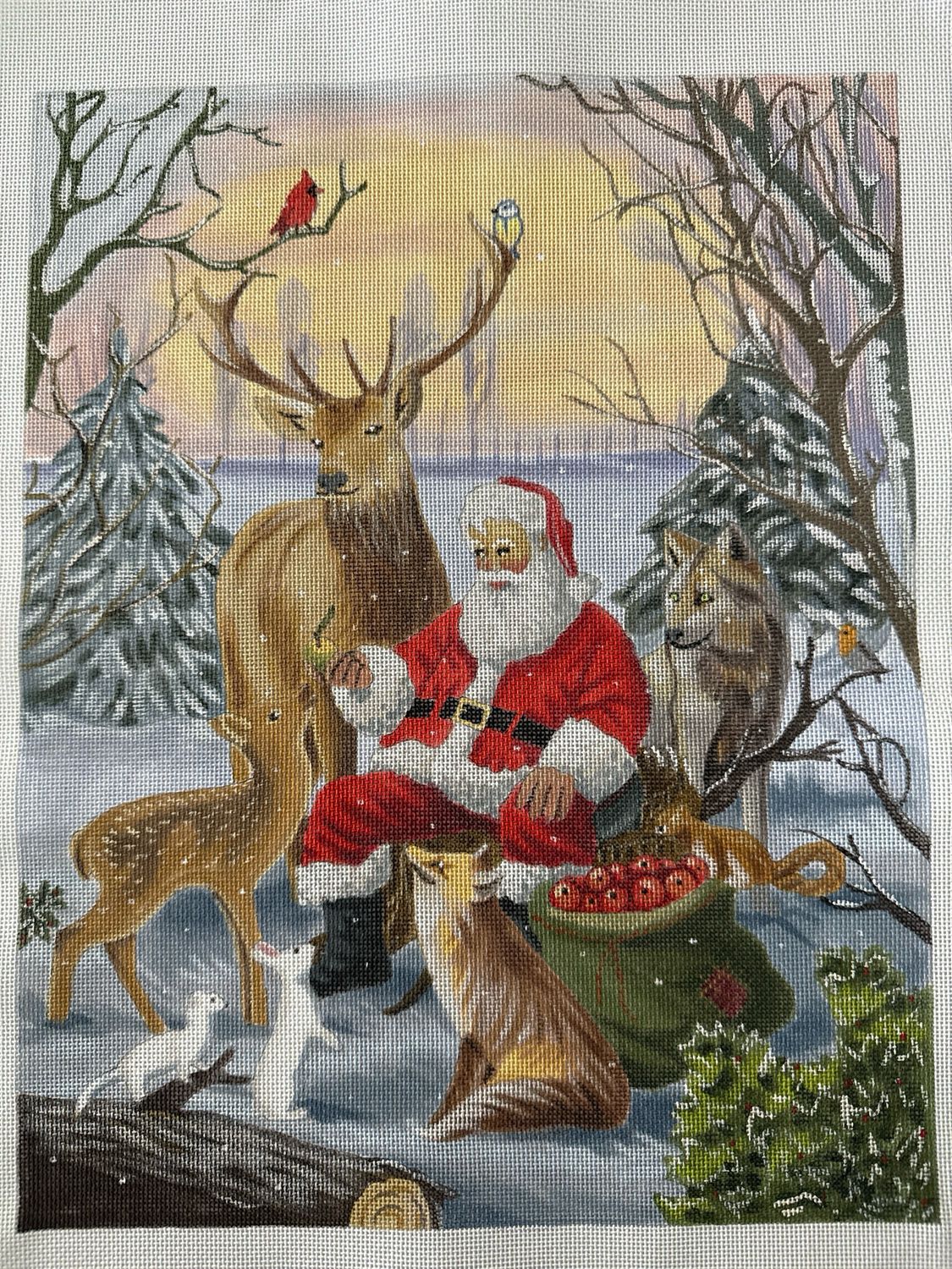 Winter Gathering 11.5 x 15 - 18 mesh