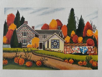 Pumpkins &amp; Quilts © Debbi Wetzel
