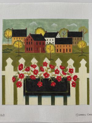 Town With Flower Box