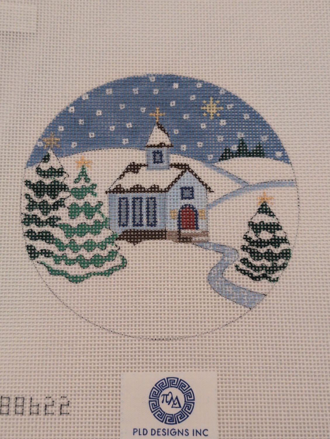 County Church Christmas Ornament