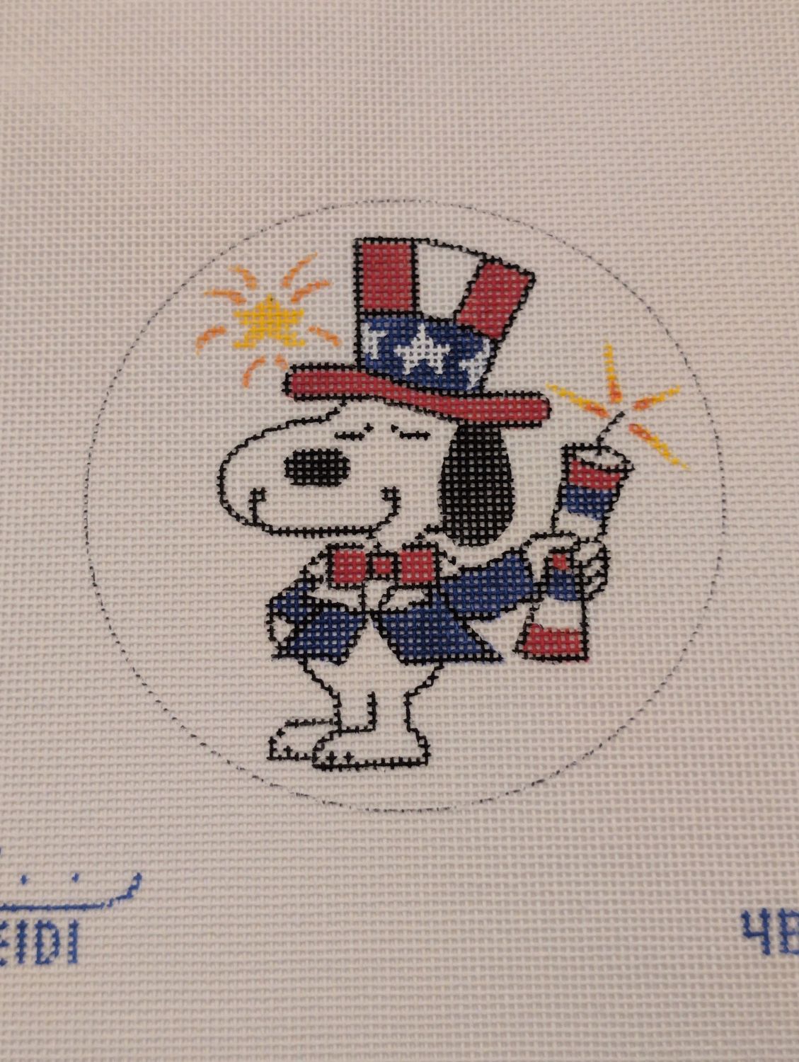 Snoopy with Firecracker