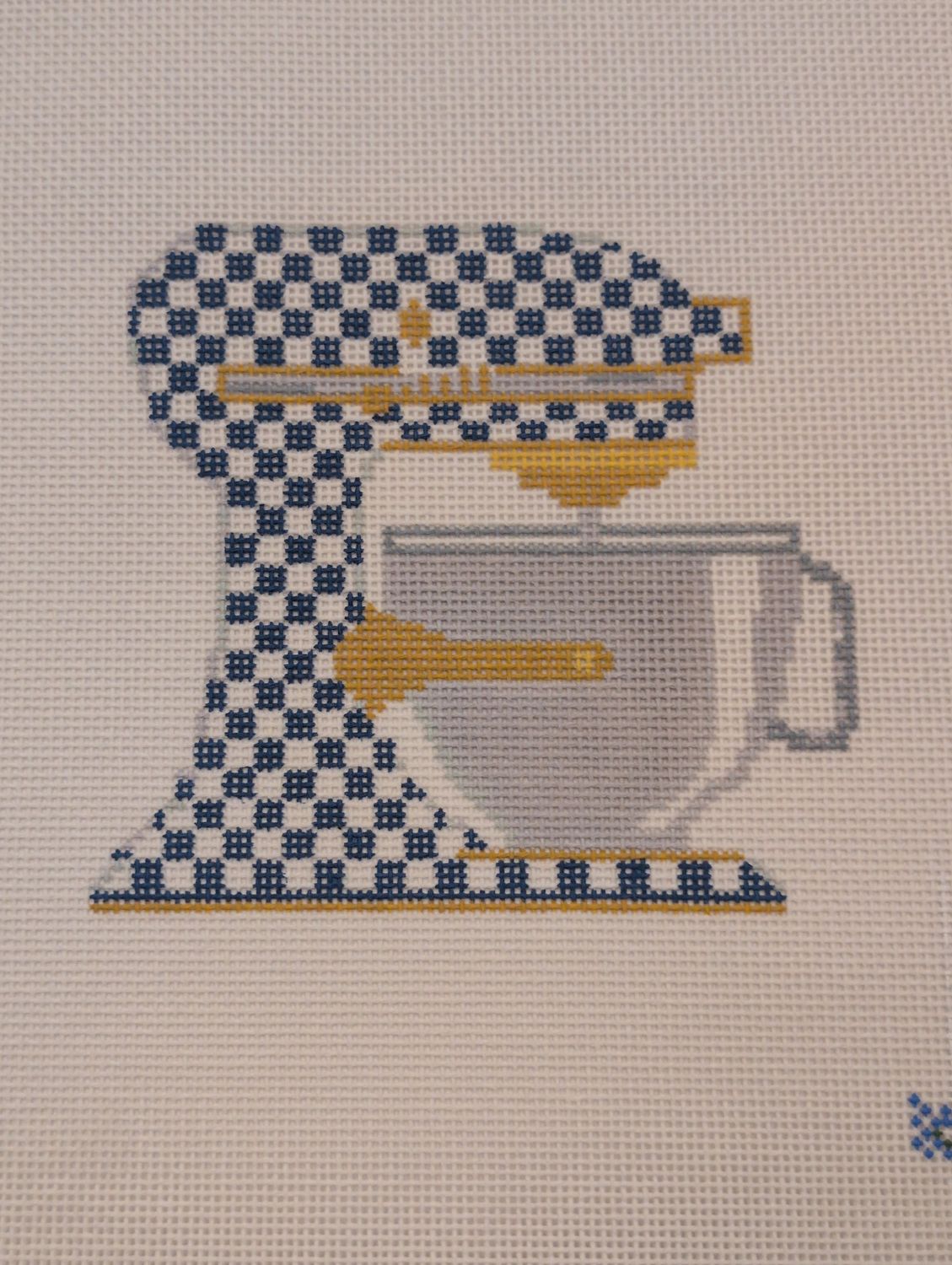 Mixer - Blue and White Check