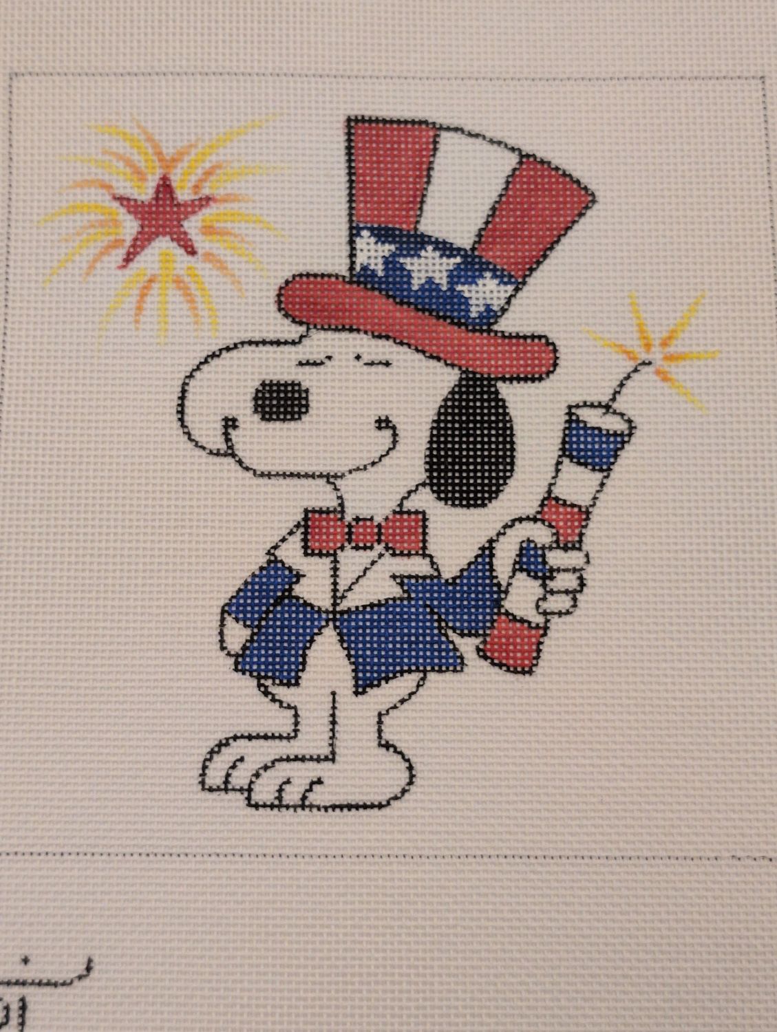 Large Snoopy with Firecracker