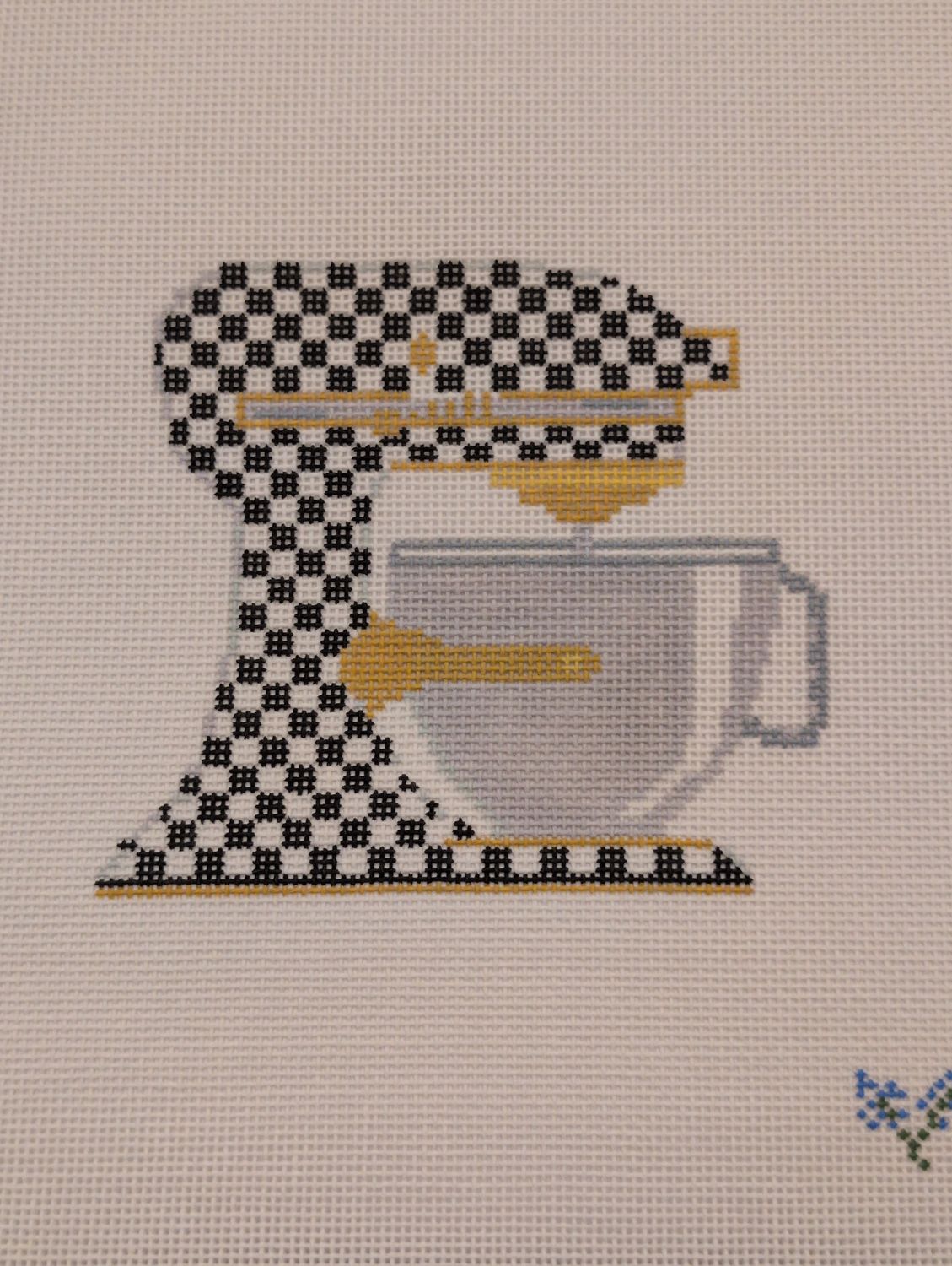 Mixer - Black and White Check