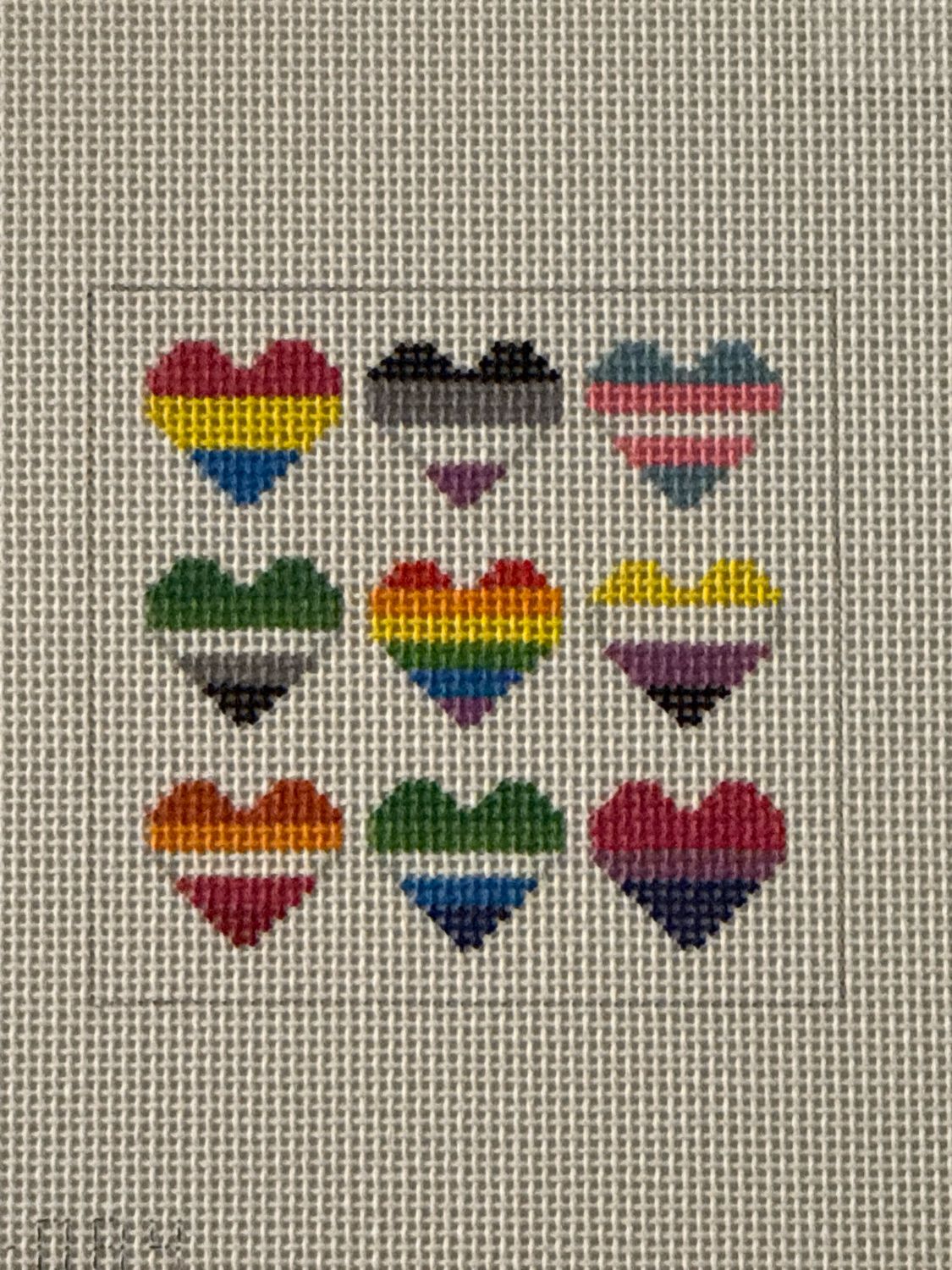 Pride Heart Mosaic (18m)