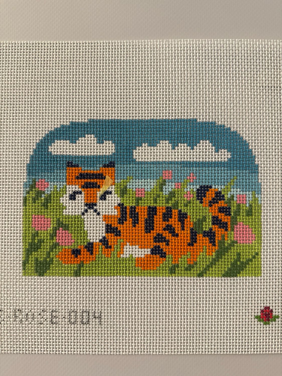 Tiger in the Flowers