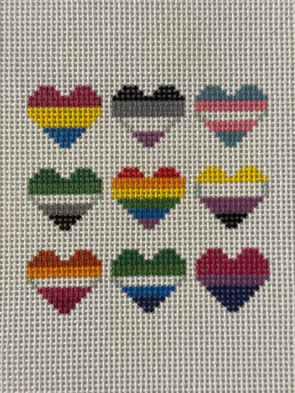 Pride Heart Mosaic (13m)