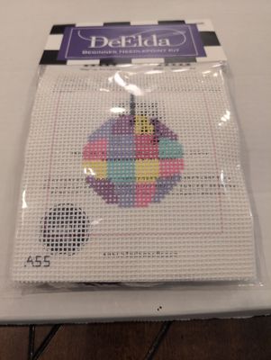 DeElda Disco Ball Beginner Needlepoint Kit