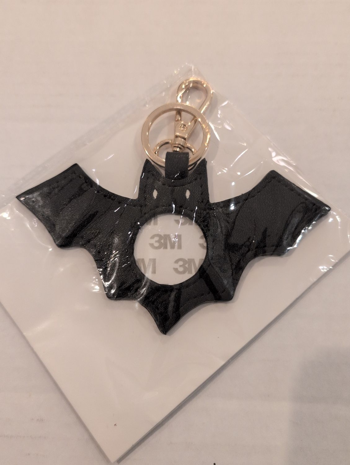 Leather Bat Key Fob