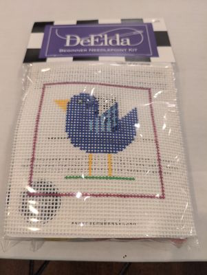 DeElda Bird Beginner Needlepoint Kit