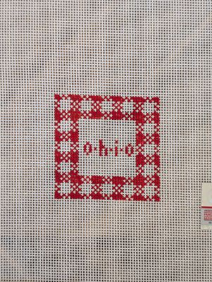 Ohio State Gingham Mini Square