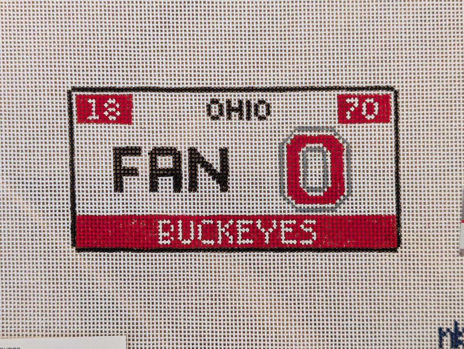 Ohio State License Plate - FAN