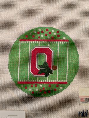 Ohio State Football Field Round