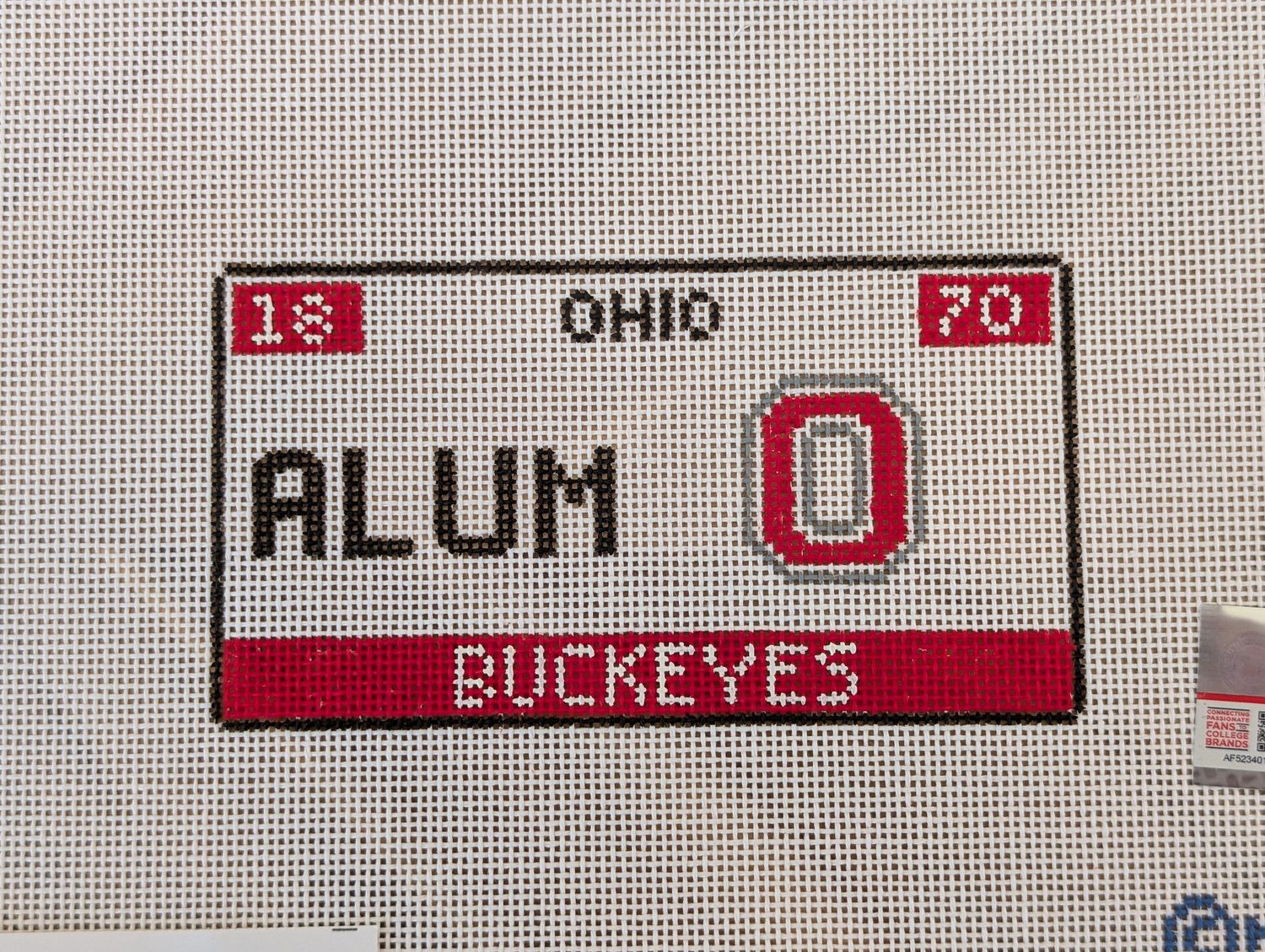 Ohio State License Plate - ALUMNI
