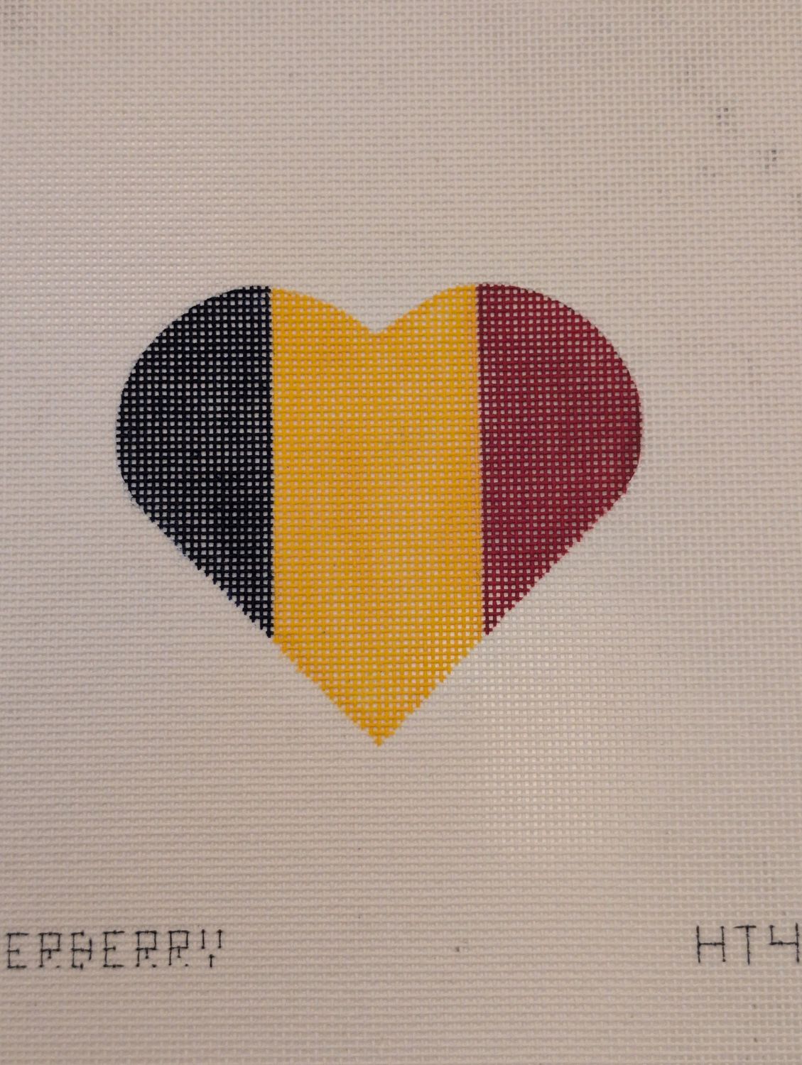 Romanian Flag Heart