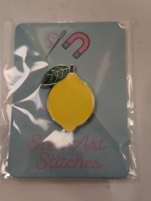 Lemon Needleminder from StewArt Stitches
