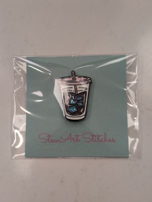 Iced Coffee Needleminder from StewArt Stitches
