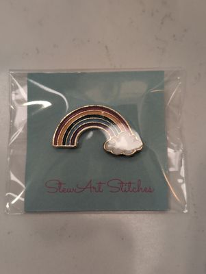Rainbow Needleminder from StewArt Stitches