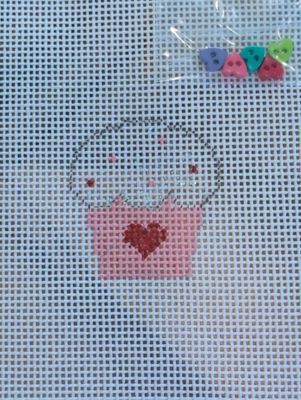 Mini Hearts Cupcake