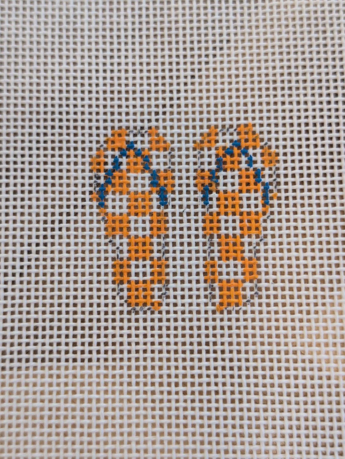 Mini Orange Flip Flops