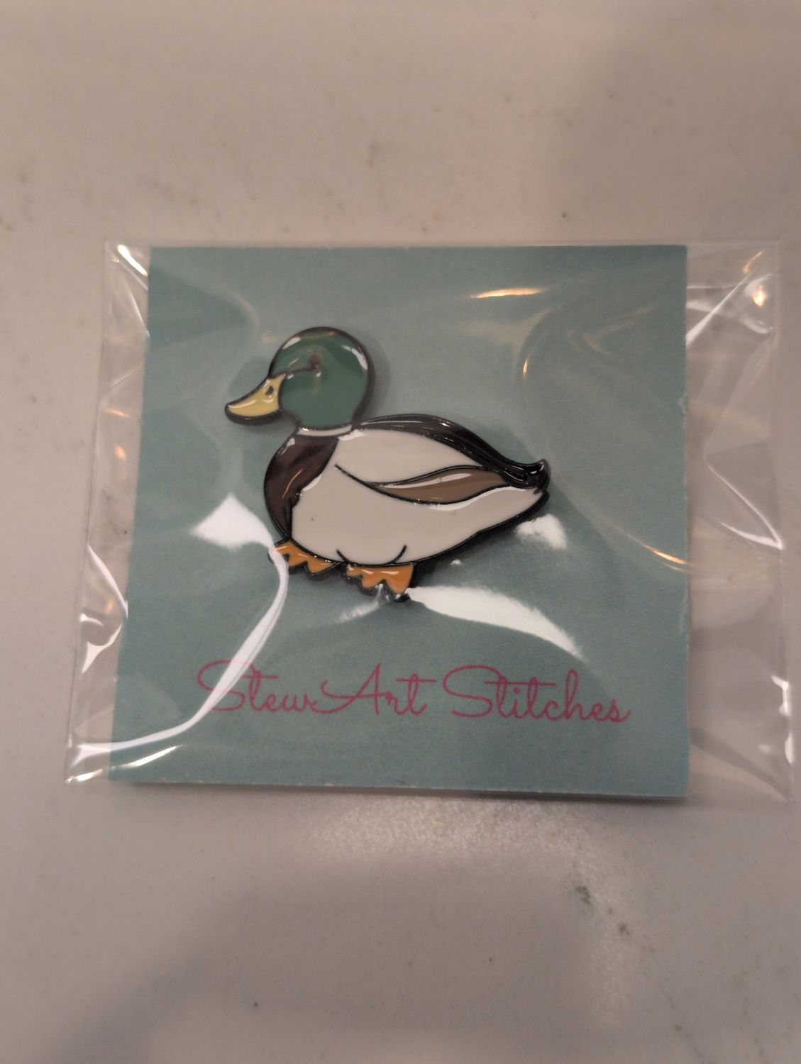 Mallard Needleminder from StewArt Stitches