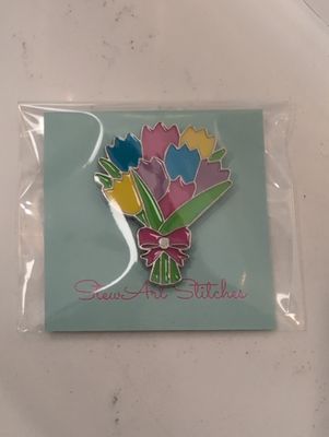 Bouquet Needleminder from StewArt Stitches