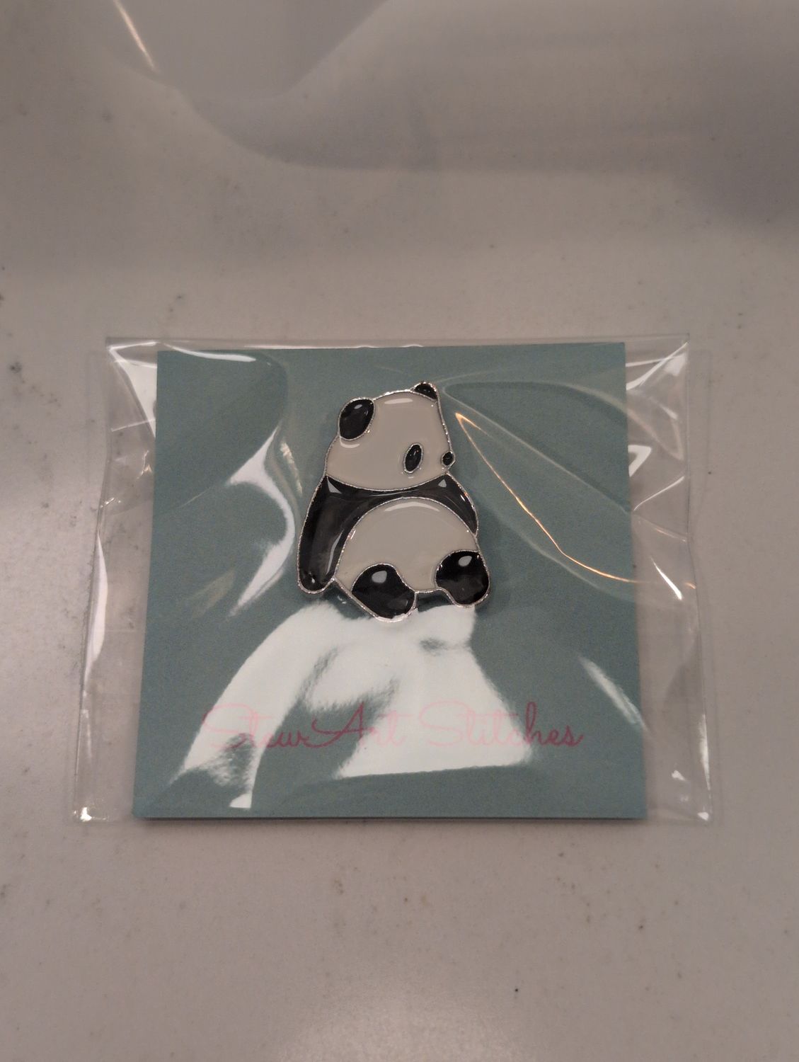Panda Needleminder from StewArt Stitches